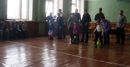 В спортивном зале